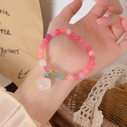 Agate simple cat claw gourd bracelet-Attract Your Crush
