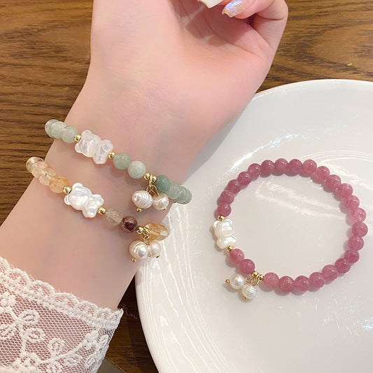 Pearl agate mixed bracelet - Banish Anxiety